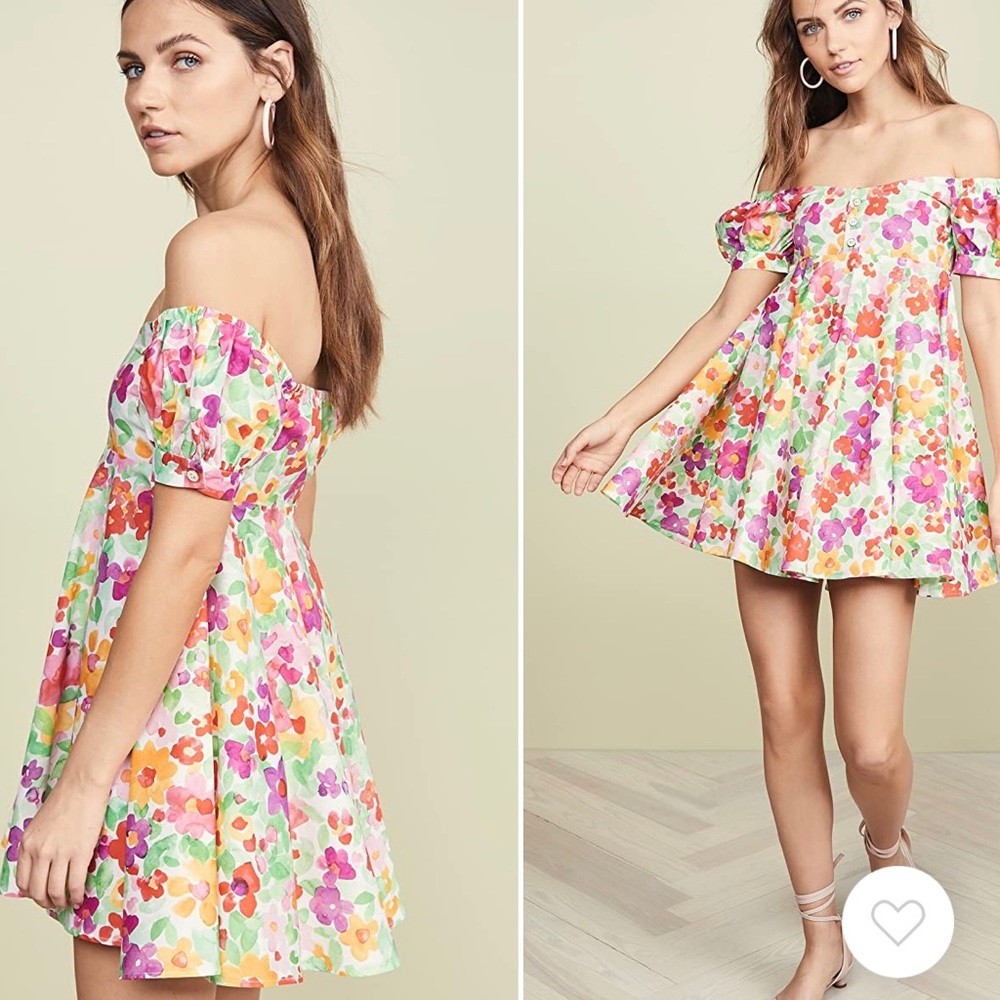 Caroline Constas floral dress